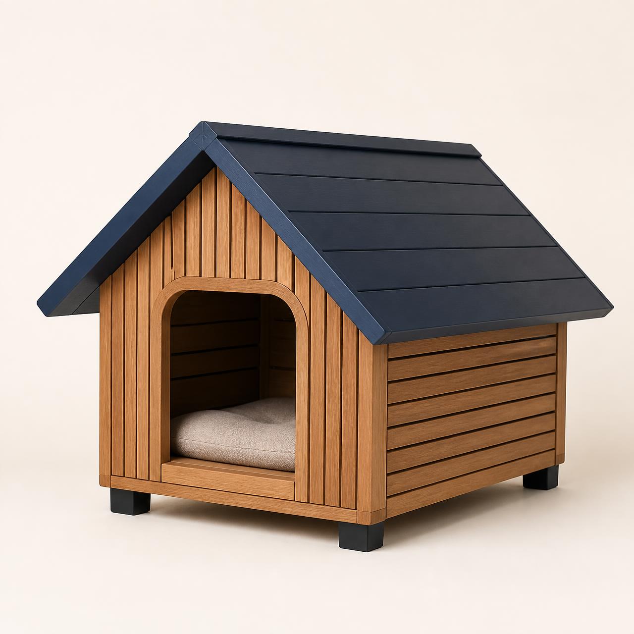 Cabane isolée Felinéo installée dans un jardin